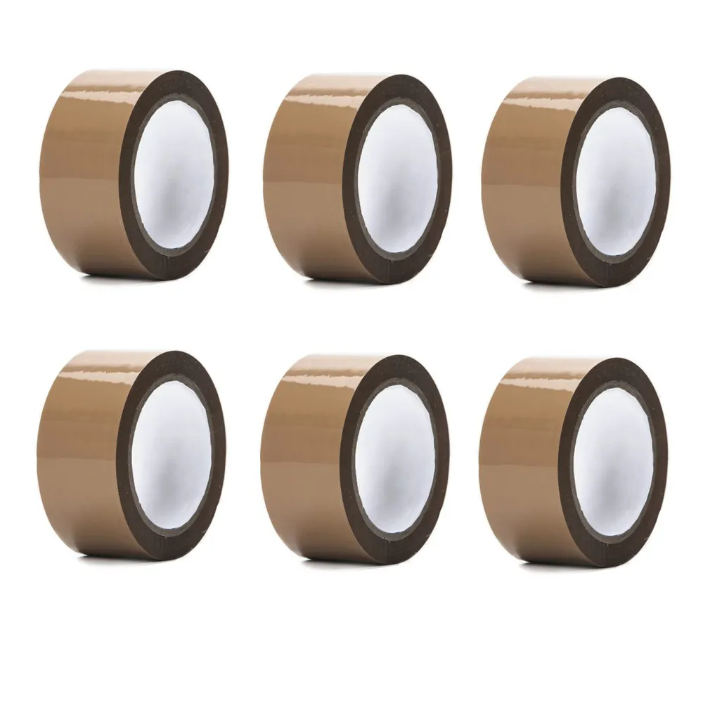2″ Brown PP Acrylic Tape 48 x 66mtr Rolls €1.35 per roll