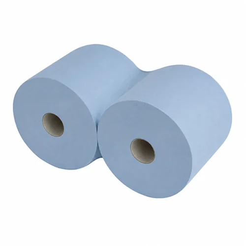 2 x 2ply Blue Industrial Rolls