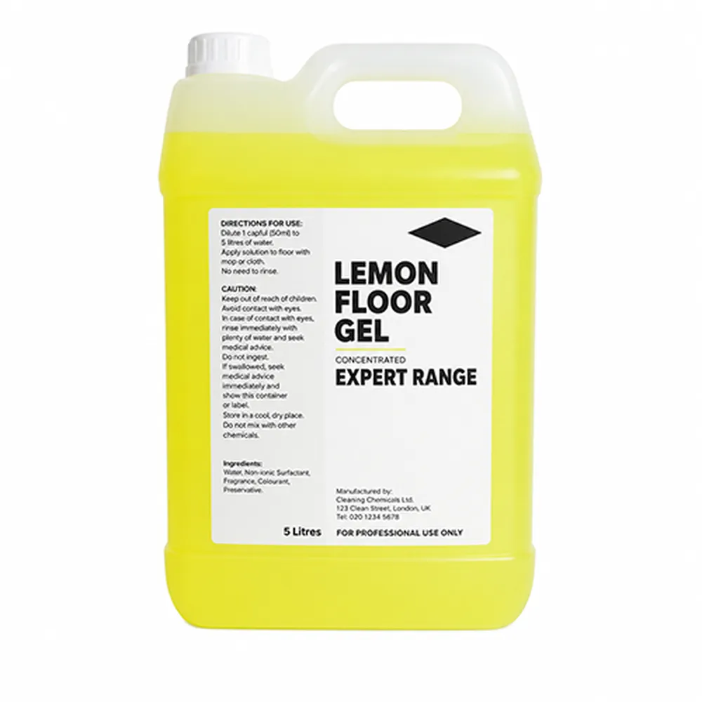 Lemon Floor Gel 5ltr - Packaging Direct