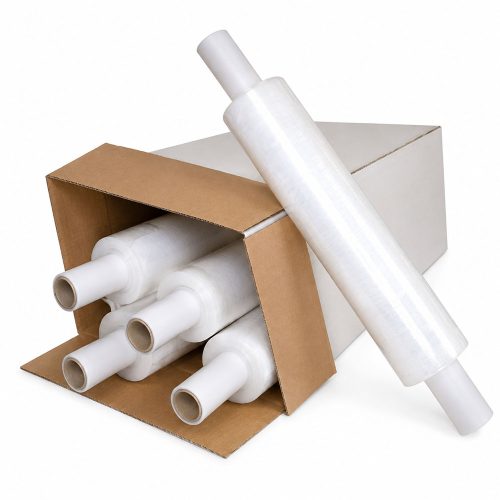 Box Of 6 Clear Pallet Wrap Rolls 400 x 200 x 17 €6.50 per roll