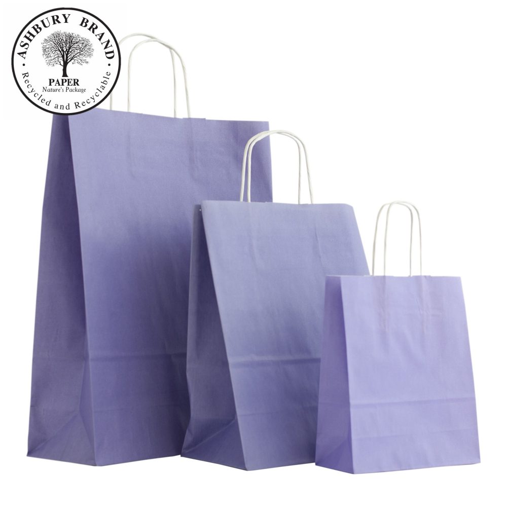 9" Flat Handle Carrier Bags Box Of 250 - Packaging Direct