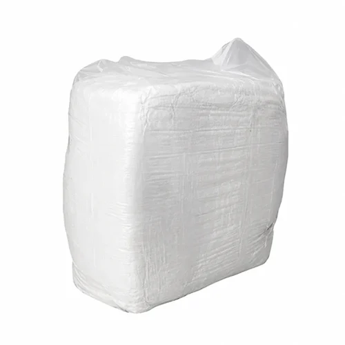 White Cotton Wiping Rags 9Kg Bale - Packaging Direct