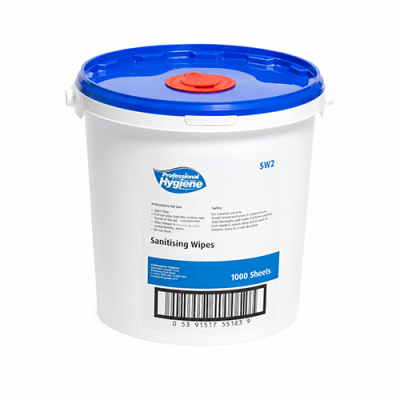 Tub Sanitising Wipes x 1000 Sheets