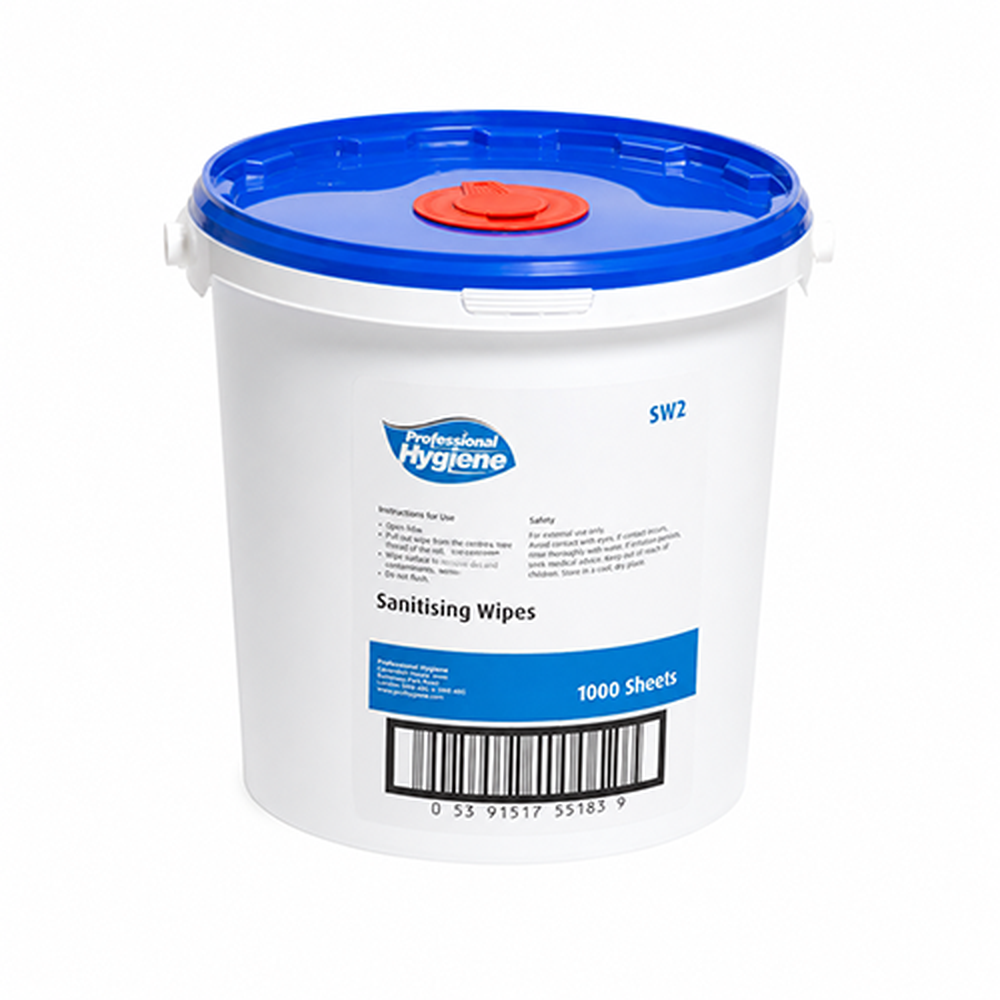 Tub Sanitising Wipes x 1000 Sheets - Packaging Direct